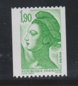 FRANCE LIBERTE DELACROIX YT 2426h VARIETE BANDE DE PHOSPHORE A GAUCHE N** MNH - Picture 1 of 1
