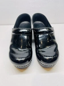 Dansko Damen professionelle schwarze Lackleder Clogs Stillschuhe Gr. 39 US 8,5 - Bild 1 von 10