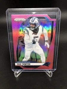 2024 Panini Prizm Shaq Thompson #41 Pink Pulsar Prizm Panthers - Picture 1 of 3