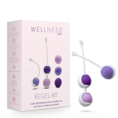 Kit de Entrenamiento Kegel Blush Wellness 3 Pasos-9 Combinación de Pesas Puria Silicona Foto 1 de 4