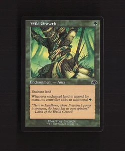 Wild Growth 352 Dominaria Remastered RETRO FRAME Common MTG Card - Picture 1 of 9