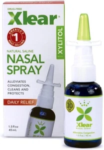 Xlear Saline Nasal Spray with Xylitol, Nose Moisturizer, 1.5 fl oz (Pack of 1) - Picture 1 of 3