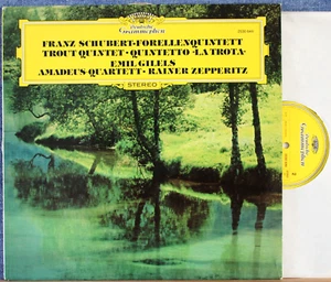 Gilels; Amadeus SQ; Zepperitz. Schubert (Piano quintet). DGG 2530 646. NM - Picture 1 of 1