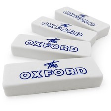 Helix Oxford Vintage Jumbo gomas-Blanco-libre de PVC-Paquete de 4