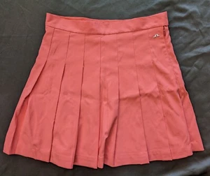 J.Lindeberg Adina Skirt Azalea Quick Dry Casual Pocket Mini Pleated Medium - Picture 1 of 6