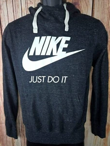 Nike Just Do It Hoodie Charcoal Gray Kids Casual Wear Size Medium - Picture 1 of 7