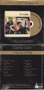 CD CARDSLEEVE CÉLINE DION 1 FILLE & 4 TYPES (GOLDMAN) "LES DISQUES D'OR" 2014 - Picture 1 of 1