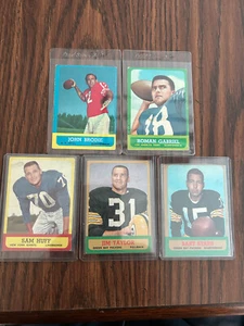 1963 TOPPS FOOTBALL - YOU PICK - Picture 1 of 2