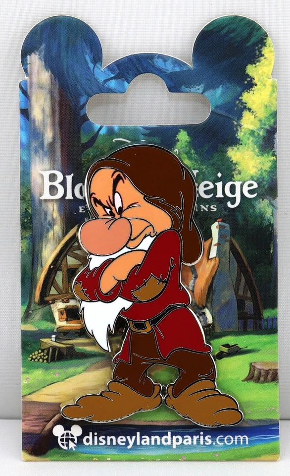 Disney DLP DLRP Disneyland Paris Snow White And The Seven Dwarfs Grumpy Pin 2023 - Image 1 of 1