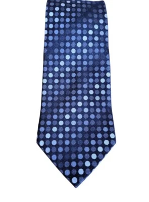 Corbata a lunares de seda STAFFORD Performance para hombre negra blanca gris 60" X 3,5" Foto 1 de 4