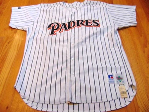 VINTAGE NWT MLB RUSSELL ATHELTIC SAN DIEGO PADRES DIAMOND COLLECTION JERSEY 52 - Picture 1 of 5