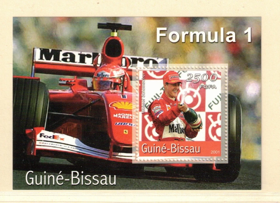 GUINEA-BISSAU - HOJA RECUERDO NH 2001 - FORMULA1 - (WG08) Foto 1 de 1