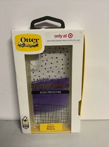 ☀️ OtterBox Apple iPhone X/XS Symmetry Clear Case Hand Doodle NIOB - Picture 1 of 2