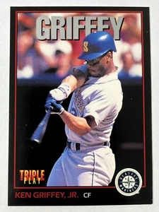 1993 Triple Play #1 Ken Griffey, Jr. Seattle Mariners Baseball Trading Card - Picture 1 of 2