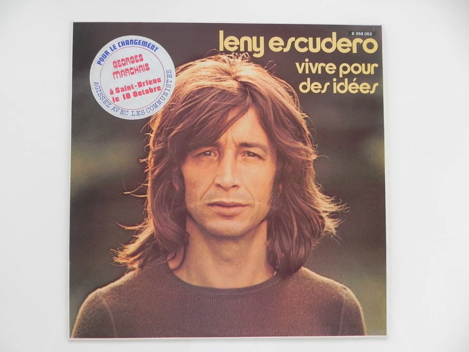 LENY ESCUDERO    " VIVRE POUR DES IDÉES "    ( LP 33t. TBE) - Photo 1/2