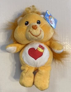 Care Bear Cousins Brave Heart Lion 8” Plush 20th Anniversary 2002 Tags - Picture 1 of 8