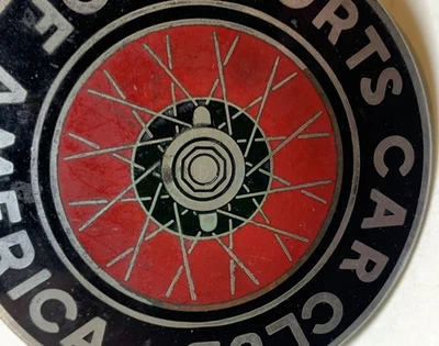 Insignia de automóvil/coche vintage, Sports Car Club of America - años 50 - 60? Foto 1 de 4