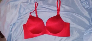 Sophie B BH RN 72409 rot Nylon kabellos Push Up gepolsterter BH 36B Neu ohne Etikett Preisvorschlag machen - Bild 1 von 3
