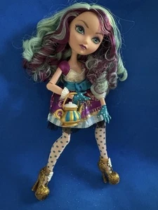 Adorable EVER AFTER HIGH Doll MADELINE HATTER MAD HAT-TASTIC , shoes, T-Pot - Picture 1 of 8