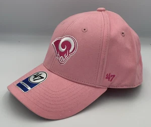 Los Angeles Rams Kids Hat Rose Pink '47 MVP Adjustable Logo - Picture 1 of 12
