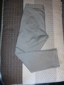 BROOKS BROTHERS Light Weight Bone Pant Cotton Spandex Flat Front 34/30 - Picture 1 of 3