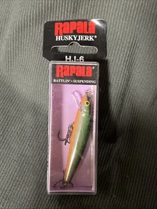 Rapala Husky Jerk HJ-6 TENNESSEE SHAD 2.5” 1/8oz Suspending Rattle Lure Plug NEW - Picture 1 of 1