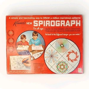Vintage 1967 Kenner Spirograph Set #401 – Complete with Red Tray, Pin Board - Picture 1 of 5