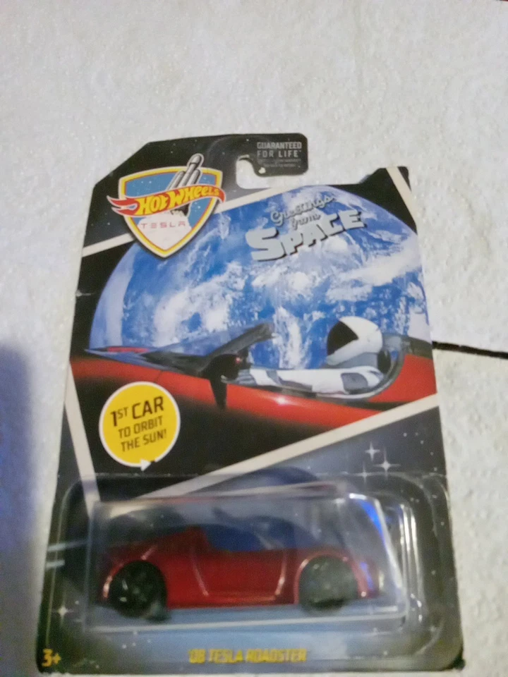 Tesla Roadster Hot Wheels Greeting From Space '08 Foto 1 de 2