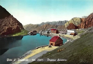 AL17-61B) GRAN S BERNARDO DOGANA SVIZZERA VIAGGIATA AOSTA - Picture 1 of 2