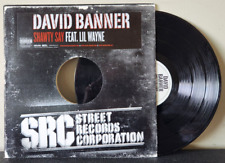 DAVID BANNER x LIL WAYNE Shawty Say 12" Vinyl Single Record DJ Hip Hop Rap 2008