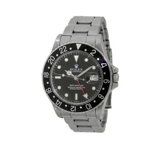 ROLEX Vintage Gent's Stainless Steel Rolex GMT Master  16750 Box Warranty  - Picture 1 of 5