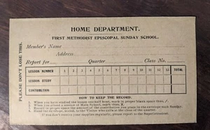 ANGEBOT UMSCHLAG - Erste Methodist Episkopal Ann Arbor MI um 1900 Sonntagsschule - Bild 1 von 3