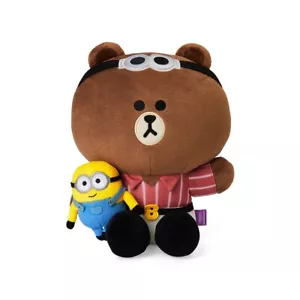 LINE FRIENDS X MINIONS - Disfraz Marrón con Minions Peluche - Imagen 1 de 12