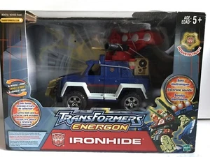 Hasbro Transformers Energon IRONHIDE Powerlinx Electronic Sounds Figure 2003 NEW - Picture 1 of 10