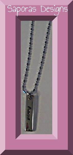 VETEMENTS 18KRP Amour Necklace For Girls