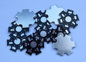10x Placa De Aluminio STAR Placa Vacía para 1W/3W Hi-Power LED - Imagen 1 de 1
