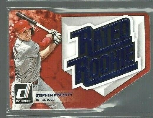 2016 Donruss Rated Rookies Die-Cut Blue #RRDCSP Stephen Piscotty (ref 65866) Foto 1 de 1