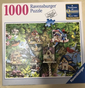 Ravensburger BIRD VILLAGE #823796 1000 Piece Jigsaw Puzzle ALL PIECES PRESENT - Picture 1 of 13