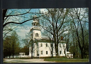 BENNINGTON, VT * THE OLD FIRST CHURCH * UNPOSTED CHROME Circa Early 1960s - Picture 1 of 4