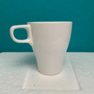  IKEA FARGRIK 8 oz.White Coffee Mug Stackable Tea Cup Ceramic 21533 - Picture 1 of 3