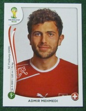 2014 Panini Brasil World Cup Album Sticker #352 Switzerland ADMIR MEHMEDI