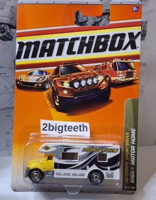 2010 Matchbox Спортсмен на Открытом Воздухе MBX #78 Дорожные Игрушки МОТОР ДОМОЙ - Изображение 1 из 3