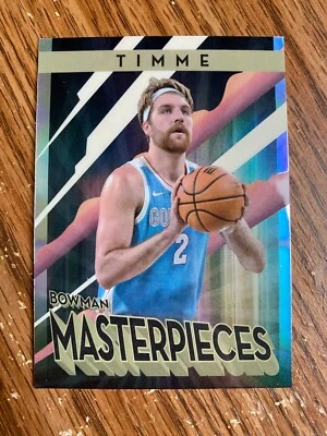 2022-23 Bowman's Best U University DREW TIMME BM-5 Masterpieces Refractor - Image 1 of 2