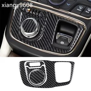 4×Carbon Fiber Central Control Gear Shift Panel Cover For Chrysler 200 2015-2017 - Foto 1 di 13
