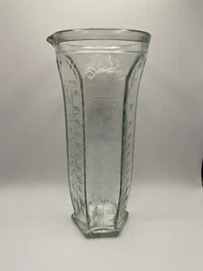 Vetreria Etrusca Trockenmessglas Hergestellt in Italien 9,75" hoch - Bild 1 von 6