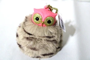 Bath & Body Works rosa unscharf flauschig Eule Bommel Taschenbuchhalter NEU - Bild 1 von 6