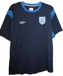 VINTAGE UMBRO TAILORED BY ENGLAND MENS SOCCER FOOTBALL JERSEY SHIRT LARGE - Picture 1 of 3