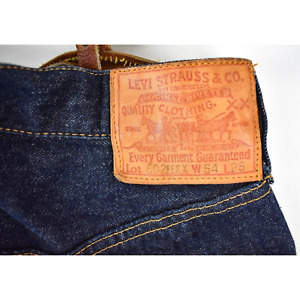 Original Levi's EEXX Big E Jeans EXC Dark Indigo 1950's Size 54W  Super Rare!