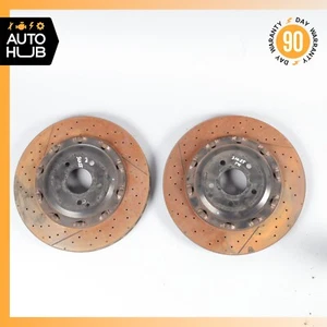 07-11 Mercedes R171 SLK55 CLK63 AMG Front Left & Right Brake Rotors Disc Set OEM - Picture 1 of 21