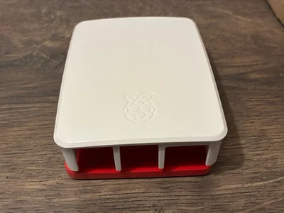 Offizielles Raspberry Pi 4 Gehäuse rot/weiß - neu - Bild 1 von 3